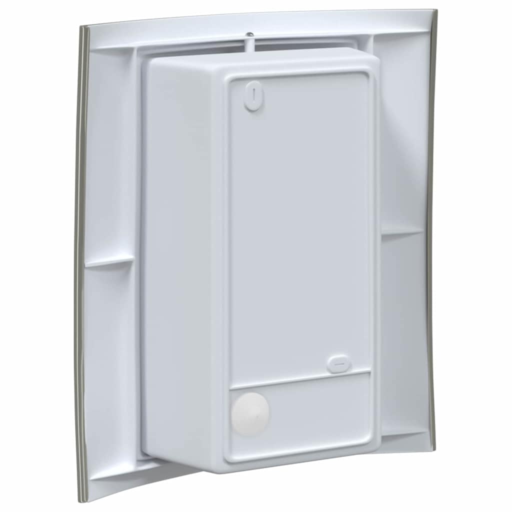 vidaXL Außenwandleuchte Silber 23,5 x 9 x 26 cm Edelstahl und Plastik