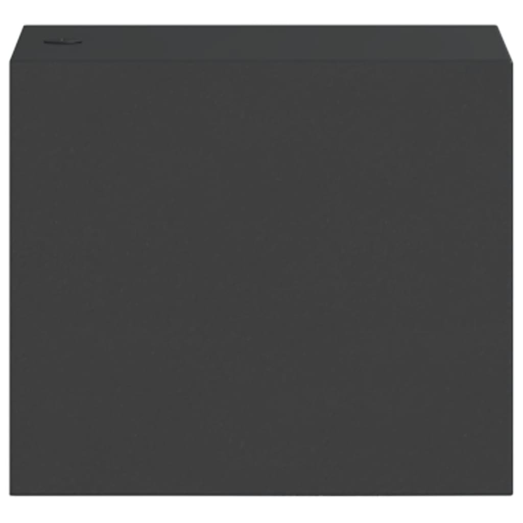 vidaXL Außenwandleuchte Schwarz Aluminiumdruckguss