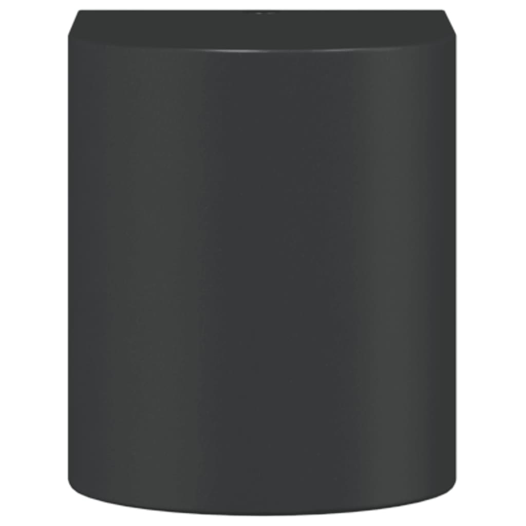 vidaXL Außenwandleuchte Schwarz Aluminiumdruckguss