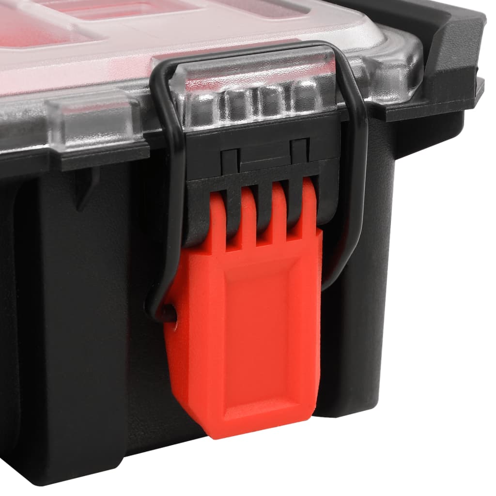 vidaXL Koffer für Flugreise Tragbar Schwarz 55,5x34,5x13,5 cm PP