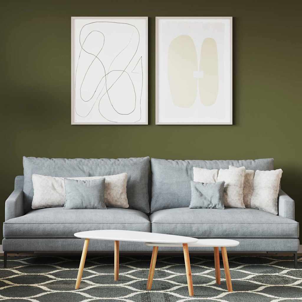 vidaXL Wandfarbe Grau 16,5 x 16,5 x 16 cm Wall Print