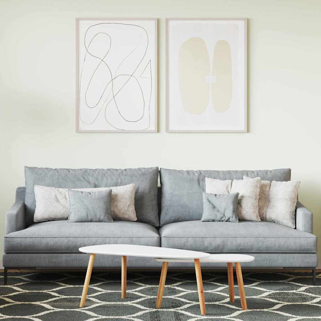 vidaXL Wandfarbe Grau 16,5 x 16,5 x 16 cm Wall Print