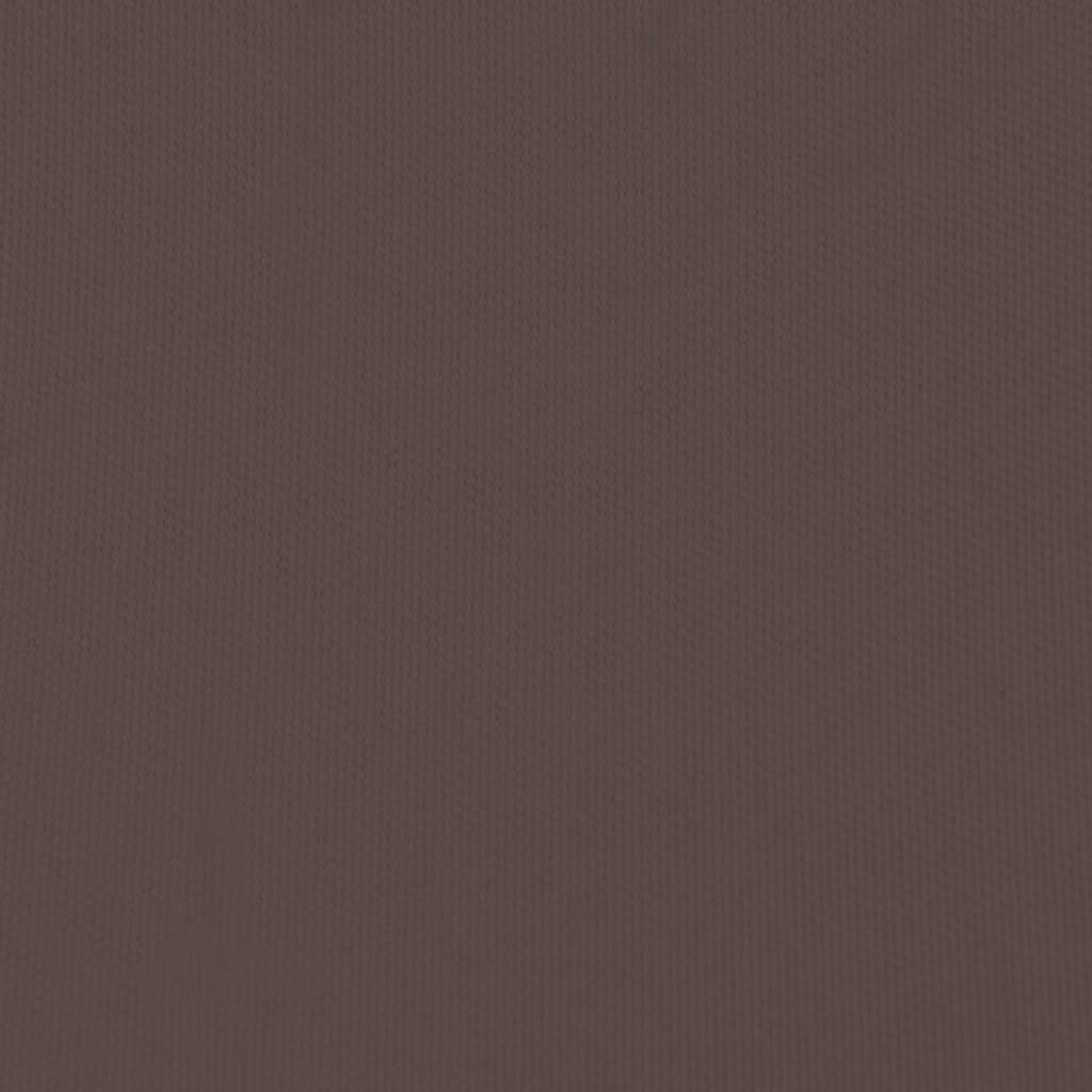 vidaXL Hollywoodschaukel mit Verstellbarem Dach Kaffeebraun Stahl