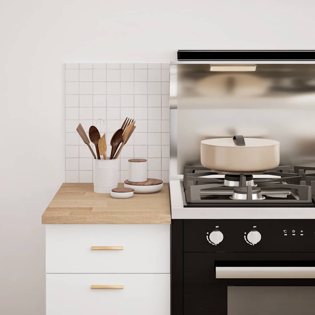 vidaXL Küchenarbeitsplatte 40x63,5x2,7 cm Massivholz Eiche Rechteckig