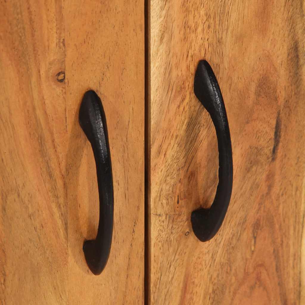 vidaXL Sideboard 55x35x75 cm Massivholz Akazie