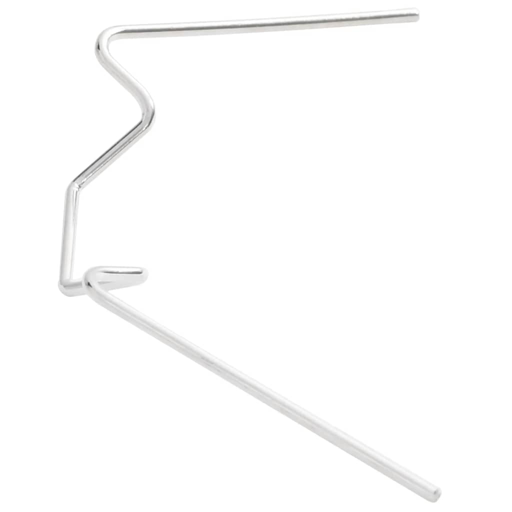 vidaXL Gewächshaus-Clips 50 Stk. W Typ Verzinkter Stahl