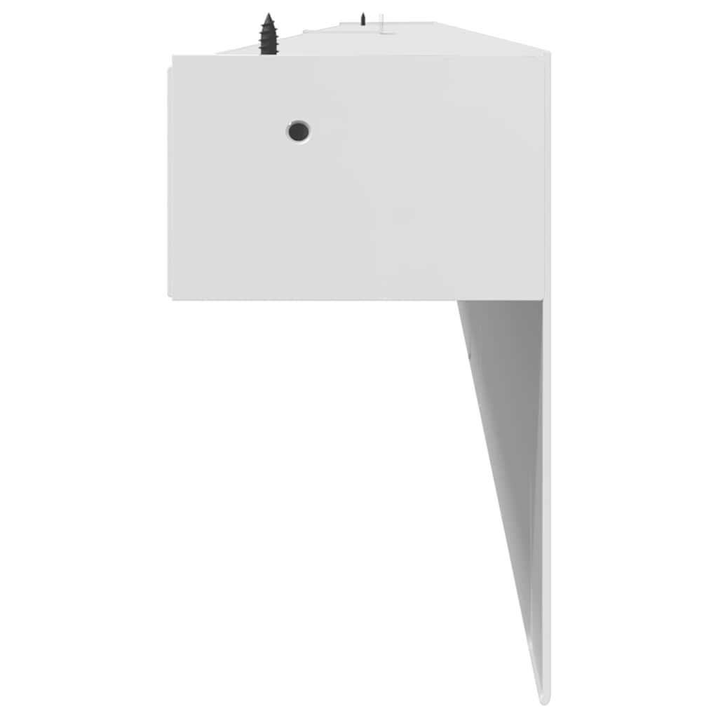 vidaXL Schiebetürbeschlag-Set 183 cm Aluminiumlegierung Silbern