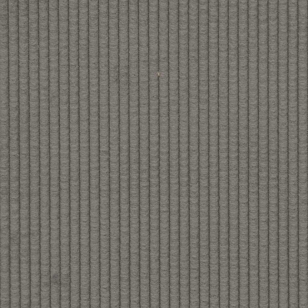 vidaXL Chaiselongue mit Kissen Hellgrau Cordstoff