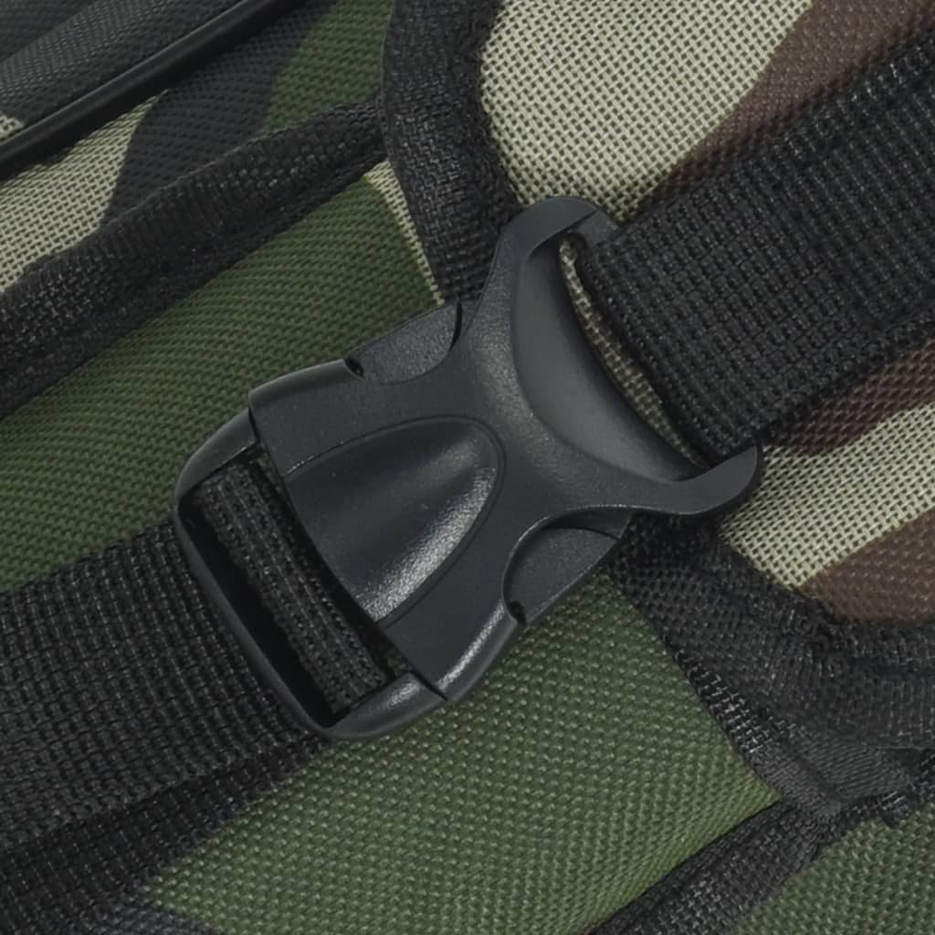 vidaXL Angelrutentasche Grün Tarnfarben 150 cm Oxford-Gewebe