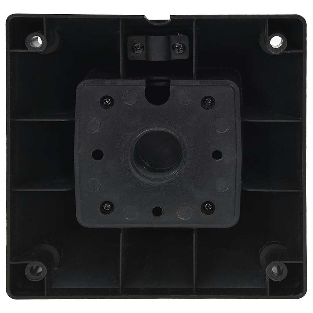 vidaXL Außensteckdose 4-fach Schwarz und Grün 16x16x39,5 cm