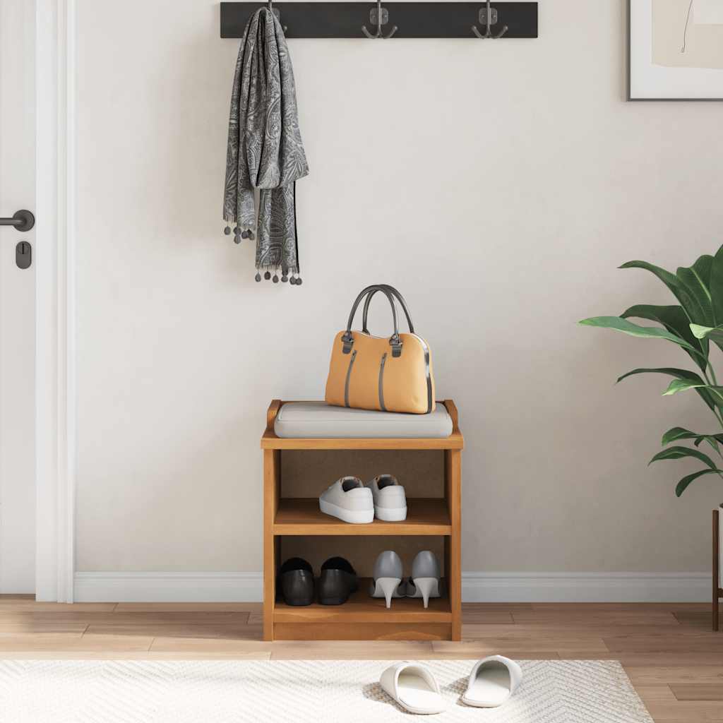 vidaXL Flurbank SANDNES 45x40x50 cm Massivholz Kiefer