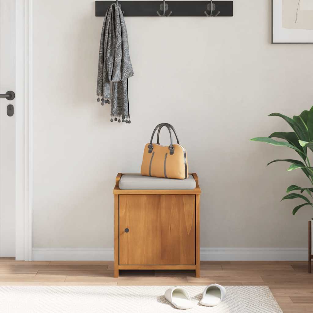 vidaXL Flurbank SANDNES 45x40x50 cm Massivholz Kiefer