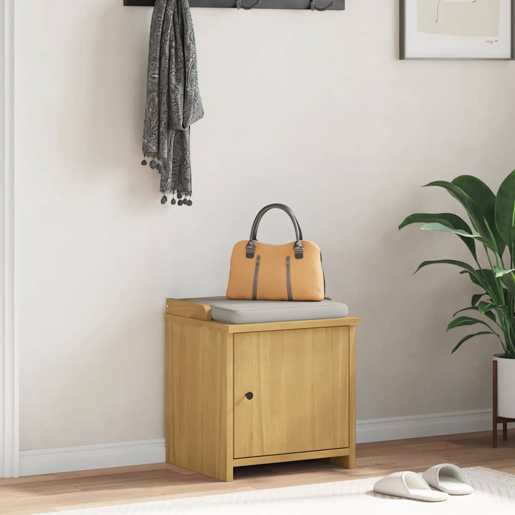 vidaXL Flurbank SANDNES 45x40x50 cm Massivholz Kiefer