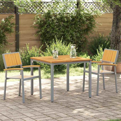 Stapelstuhl 6 pcs Braun 56 x 57 x 87 cm Massivholz Akazie