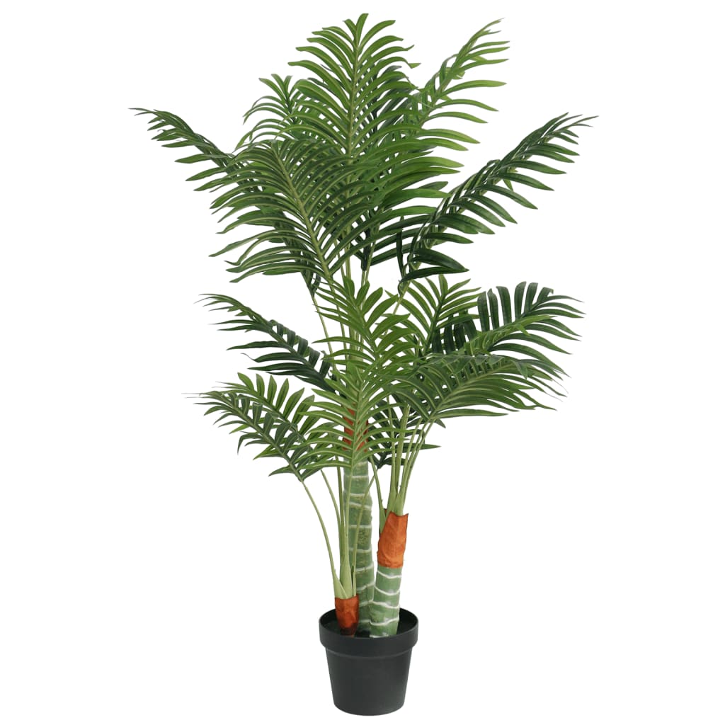 vidaXL Palme Künstlich mit 3 Stämmen Grün 85 cm PP