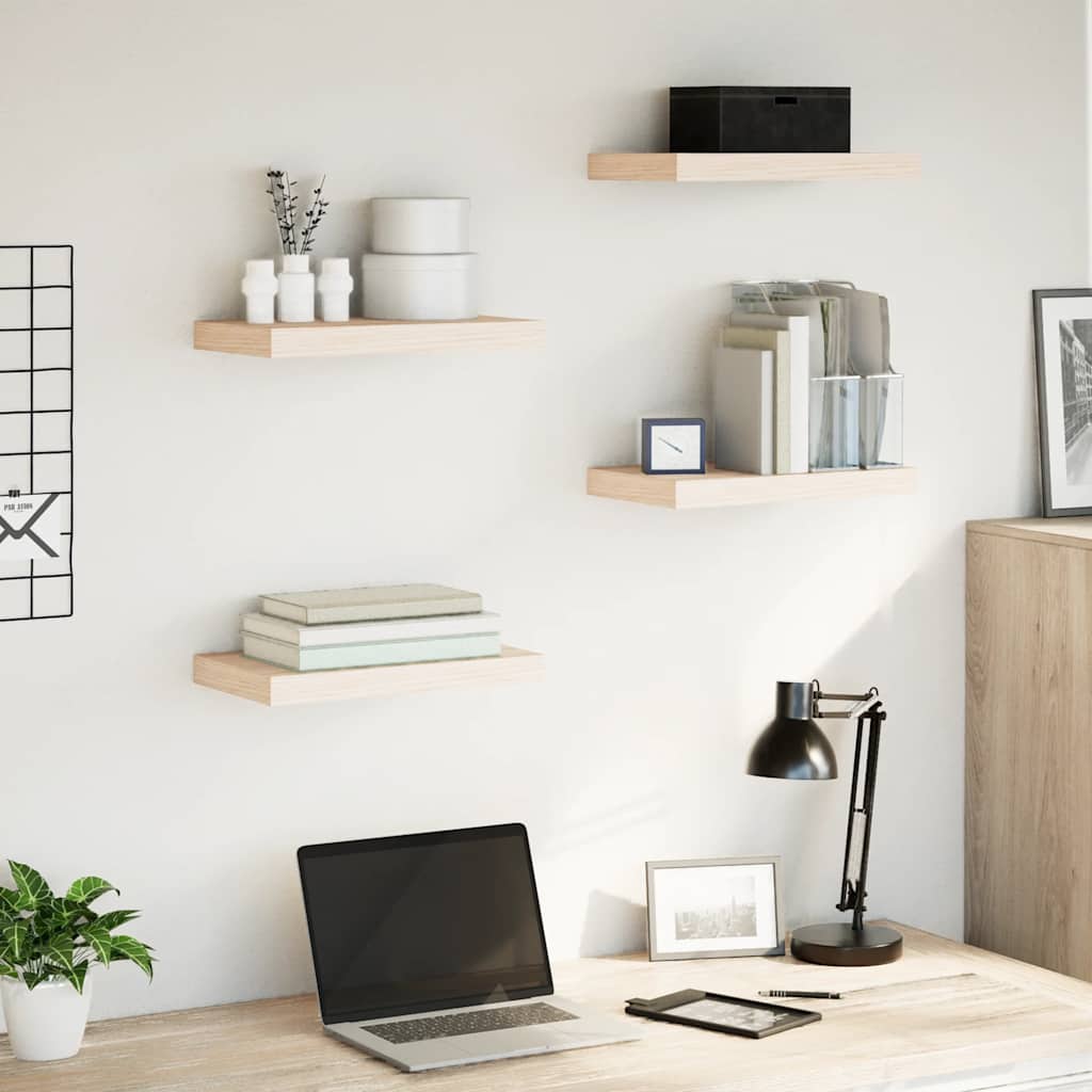 vidaXL Schweberegal 23x23,5x4 cm Holzwerkstoff