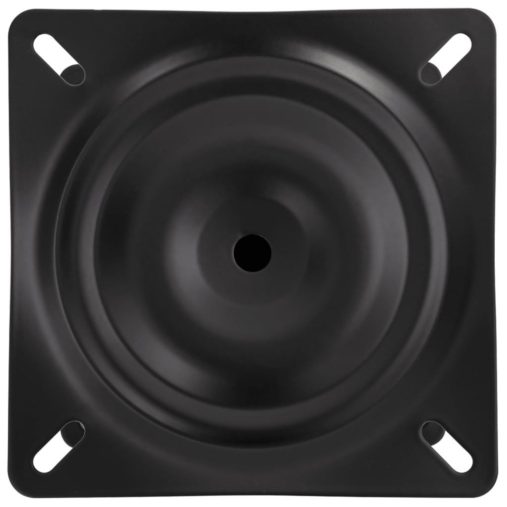 vidaXL Stuhlfuß für Bootssitz Schwarz 33 cm Stahl