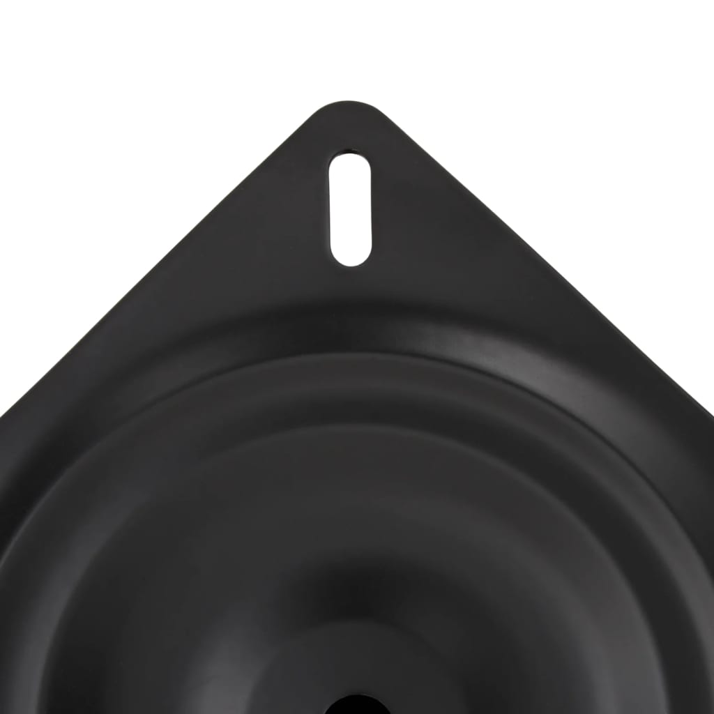 vidaXL Stuhlfuß für Bootssitz Schwarz 33 cm Stahl