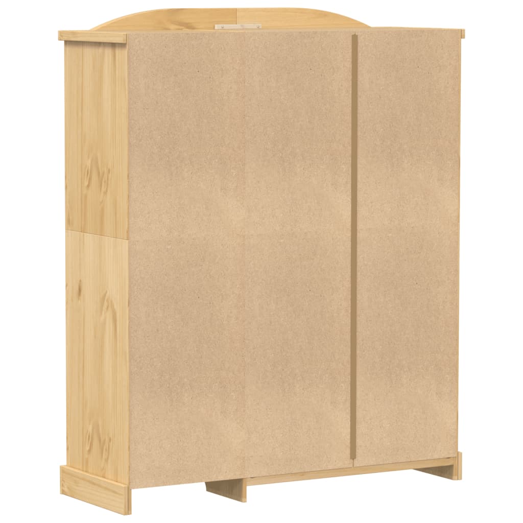 vidaXL Kleiderschrank Corona 151,5x52x186 cm Massivholz Kiefer
