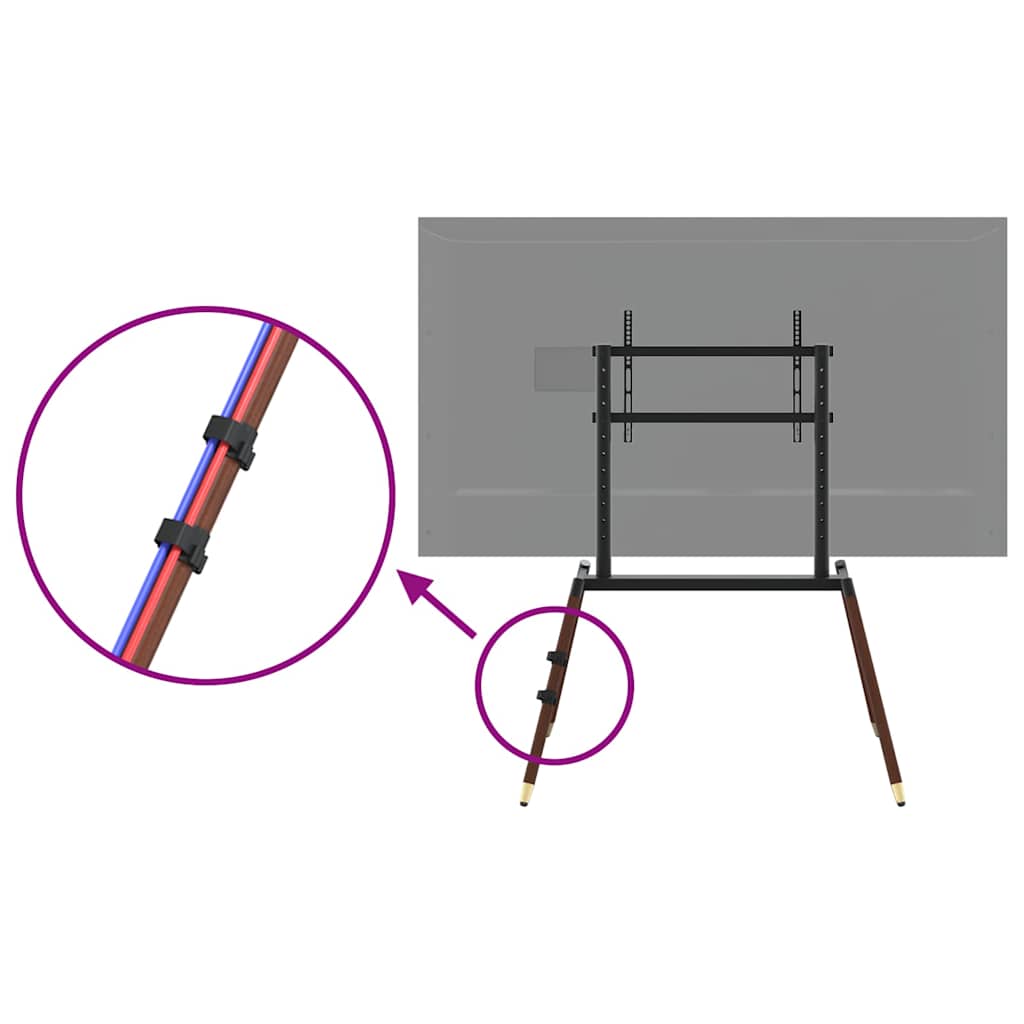 vidaXL TV-Ständer 37-86 Zoll Bildschirm Max VESA 400x600 mm 60 kg