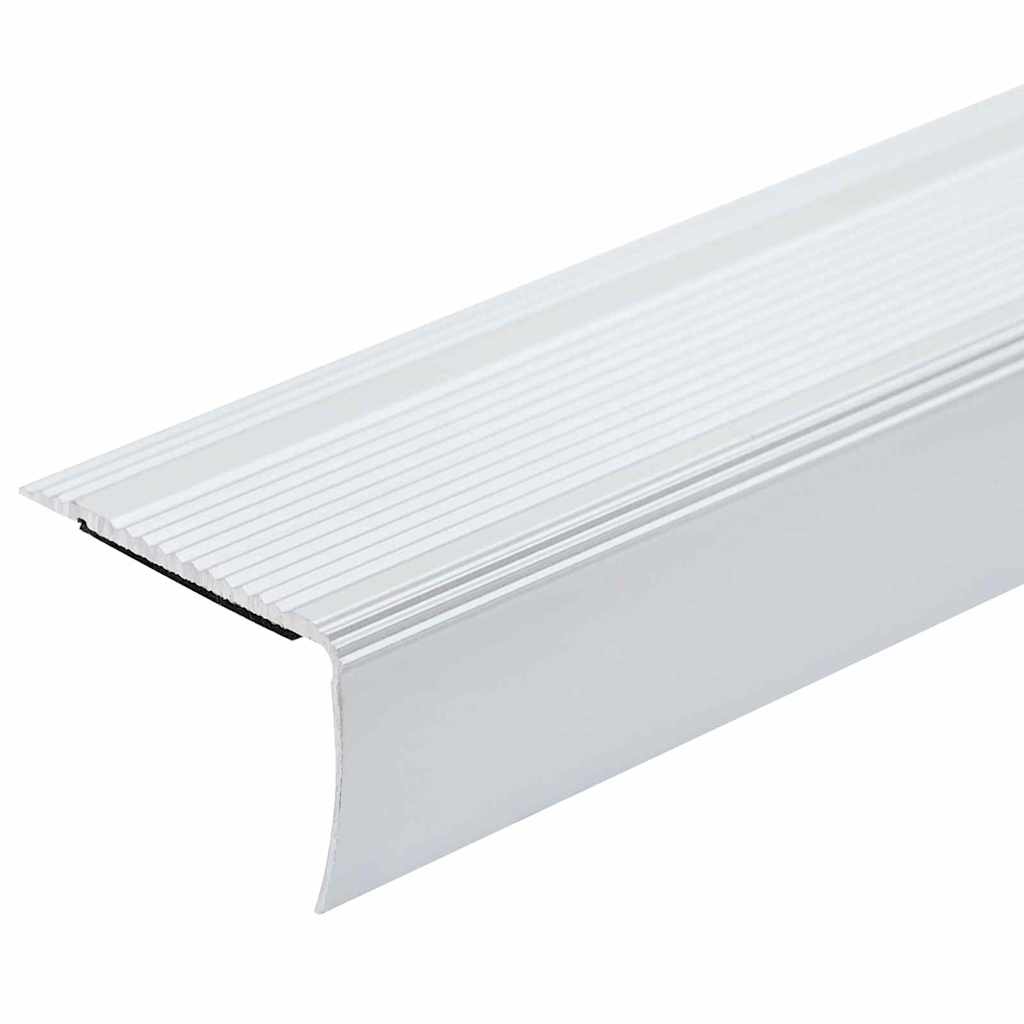 vidaXL Treppenkantenprofile 10 pcs Silber 67 x 3.5 x 3 cm Aluminium