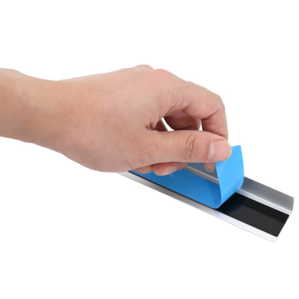 vidaXL Treppenkantenprofile 10 pcs Silber 67 x 3.5 x 3 cm Aluminium