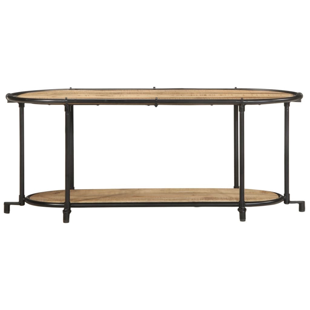 vidaXL TV-Regal 100x42x40 cm Raues Mangoholz