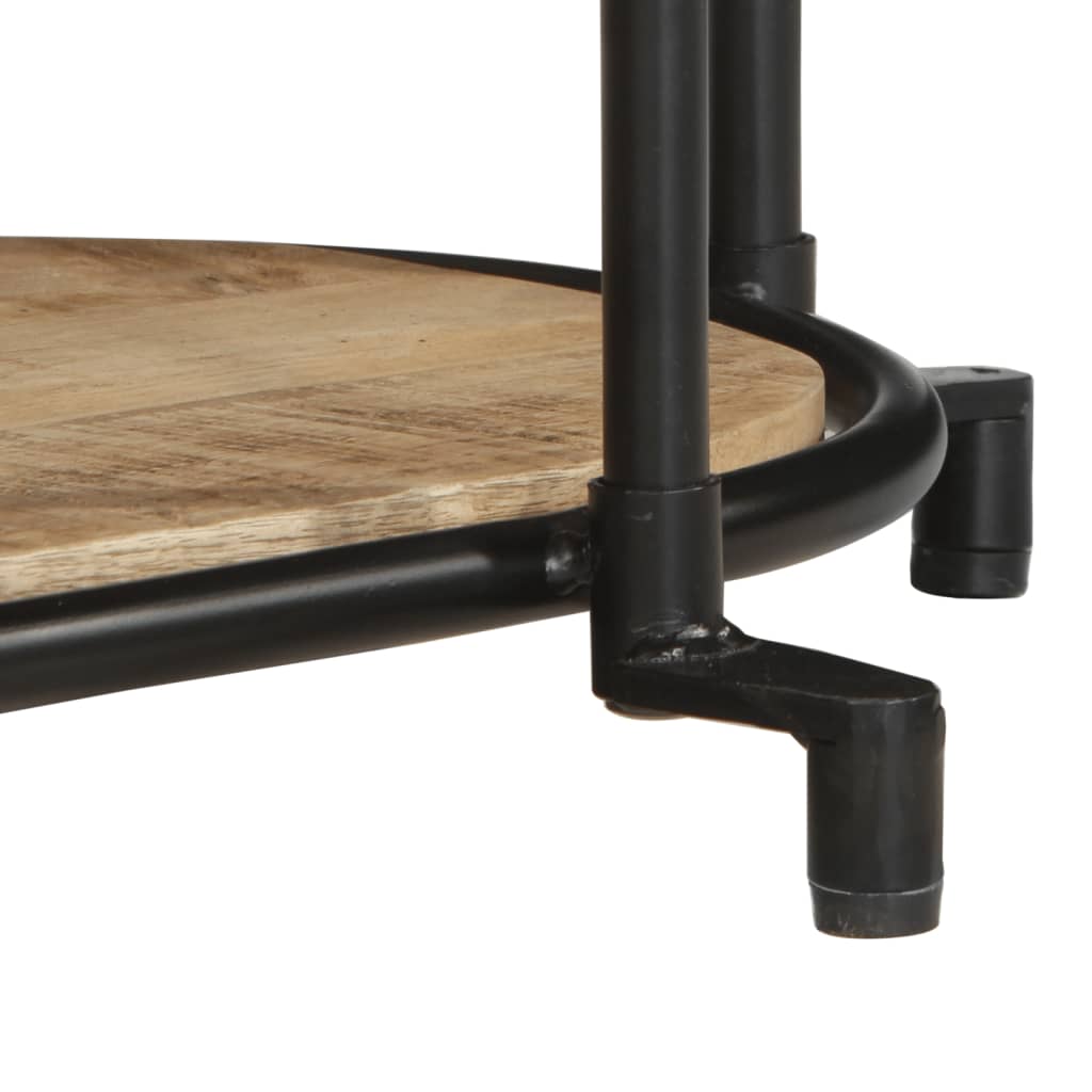 vidaXL TV-Regal 100x42x40 cm Raues Mangoholz