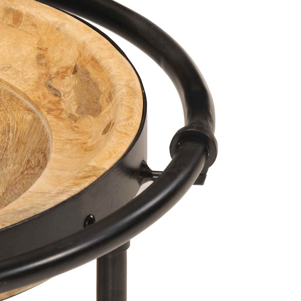 vidaXL 2-tlg. Beistelltisch-Set Massivholz Mango