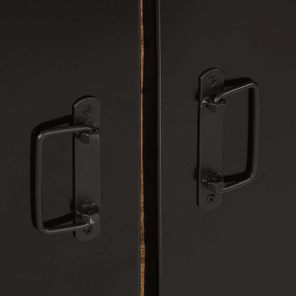 vidaXL Sideboard 55x35x70 cm Raues Mangoholz