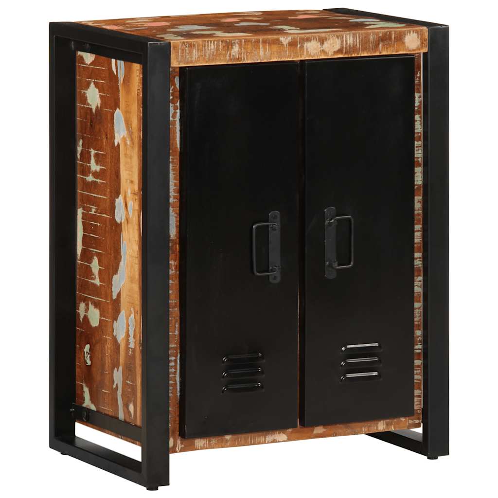 vidaXL Sideboard 55x35x70 cm Raues Mangoholz