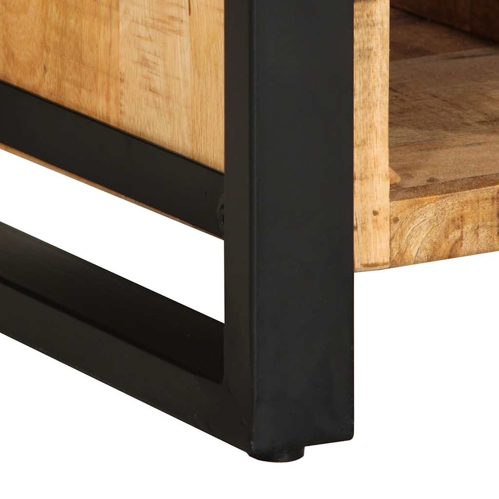 vidaXL Sideboard 55x35x70 cm Raues Mangoholz