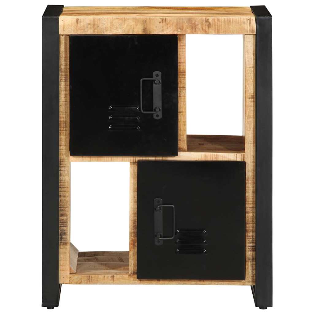 vidaXL Sideboard 55x35x70 cm Raues Mangoholz