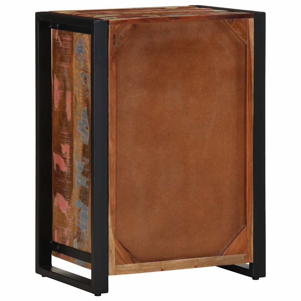 vidaXL Schubladenschrank Mehrfarbig 50x35x70 cm Massivholz Altholz