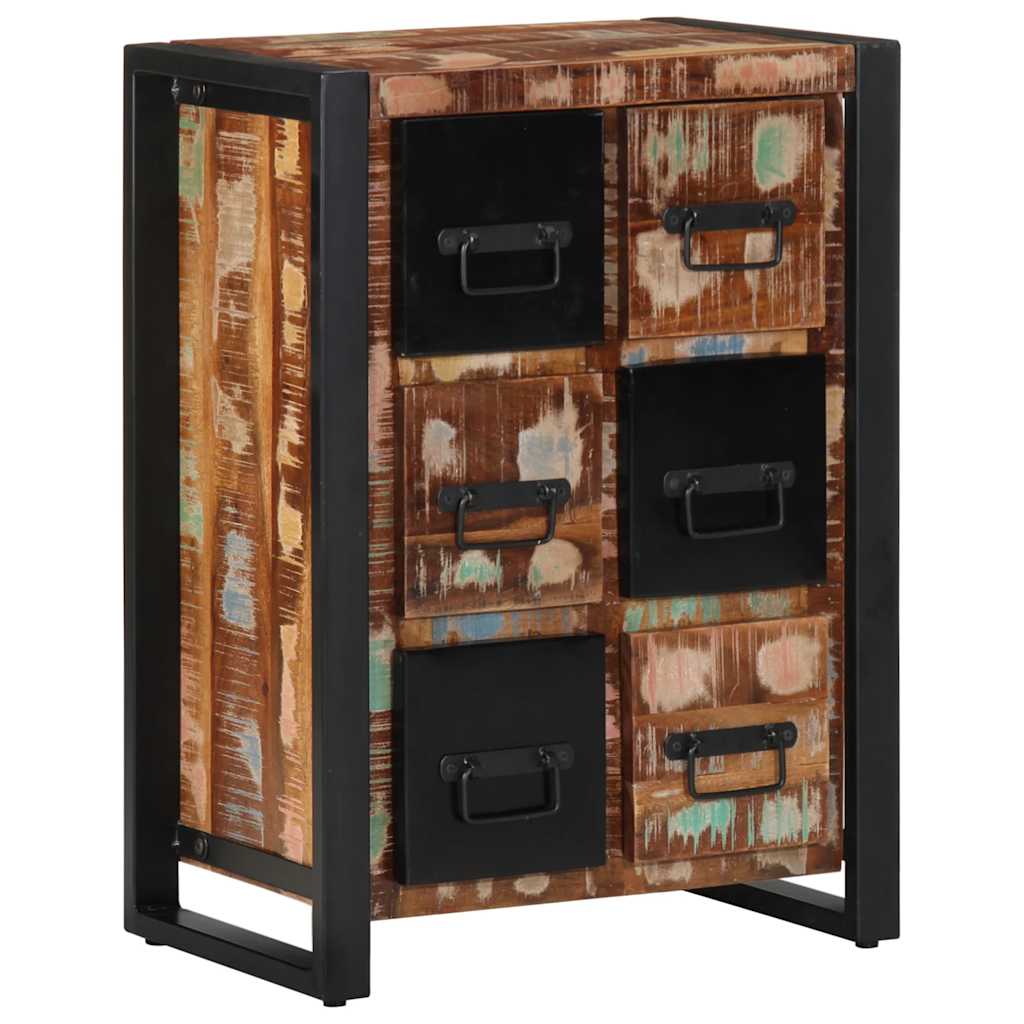 vidaXL Sideboard 50x35x70 cm Altholz Massiv