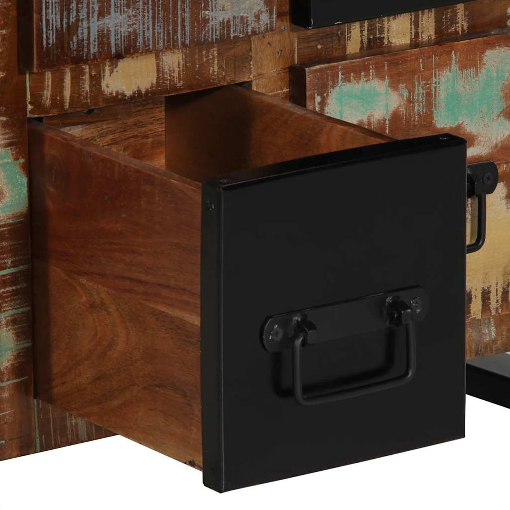 vidaXL Sideboard 50x35x70 cm Altholz Massiv