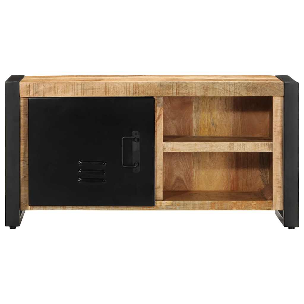 vidaXL TV-Schrank 80x30x40 cm Raues Massivholz Mango