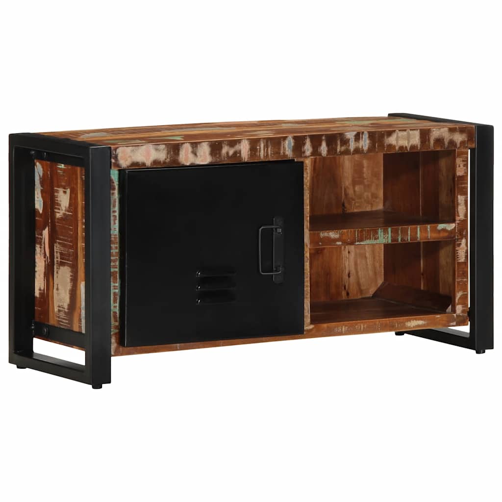 vidaXL TV-Schrank 80x30x40 cm Raues Massivholz Mango