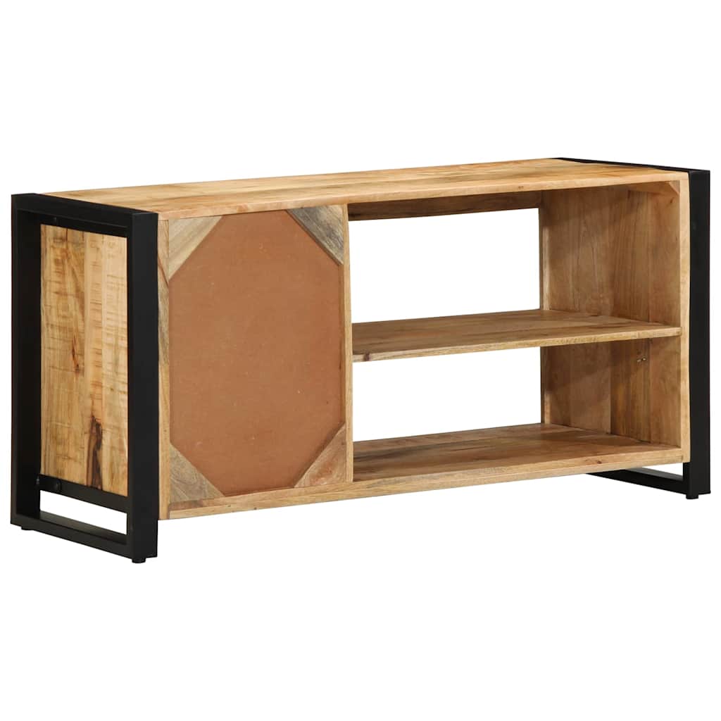 vidaXL Schuhbank Braun 100 x 40 x 50 cm Massivholz Mango