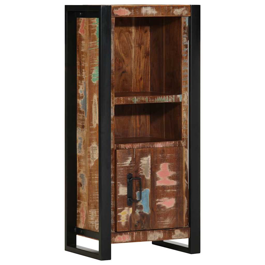 vidaXL Badschrank 40x30x90 cm Altholz Massivholz