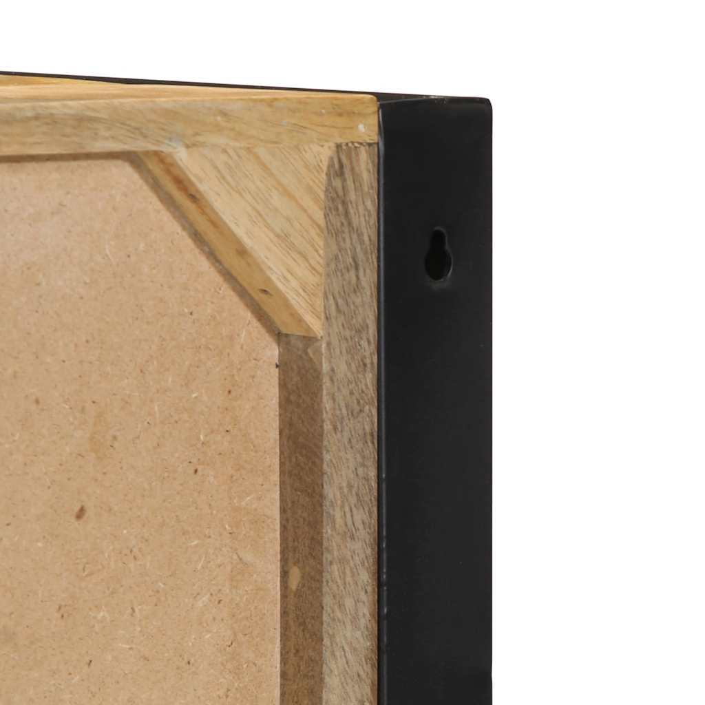 vidaXL Nachttisch 40x35x40 cm Raues Mango-Massivholz