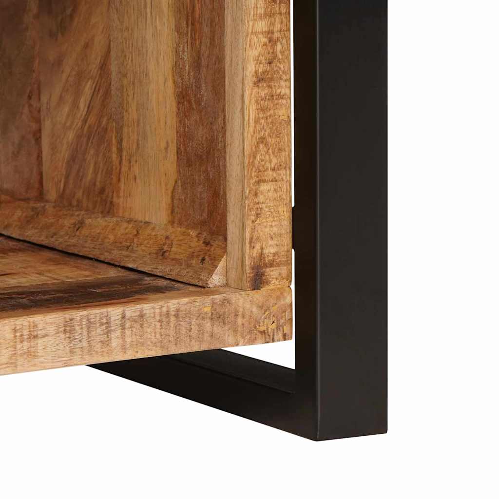 vidaXL Sitzbank mit Stauraum Braun 80 x 35 x 40 cm Massivholz Mango