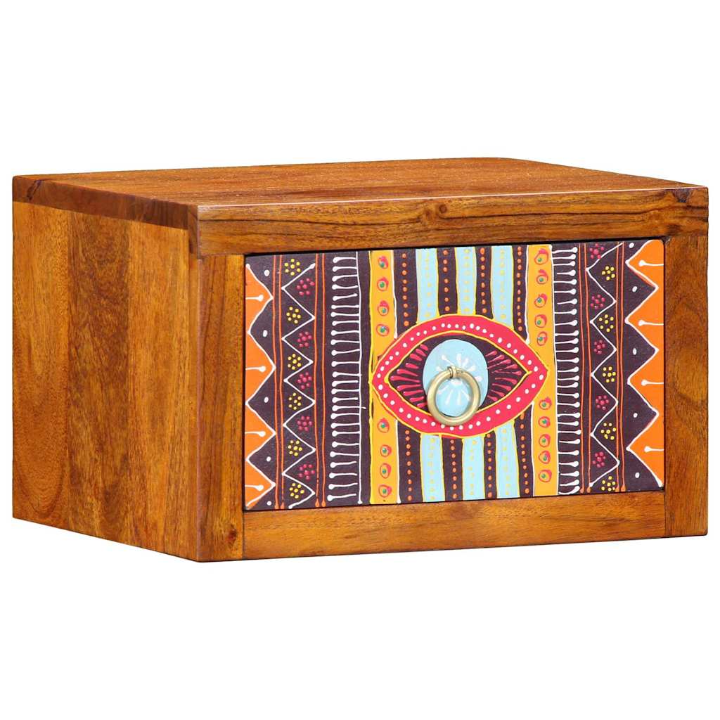 vidaXL Nachttisch mit Schubladen Braun 35 x 30 x 22 cm