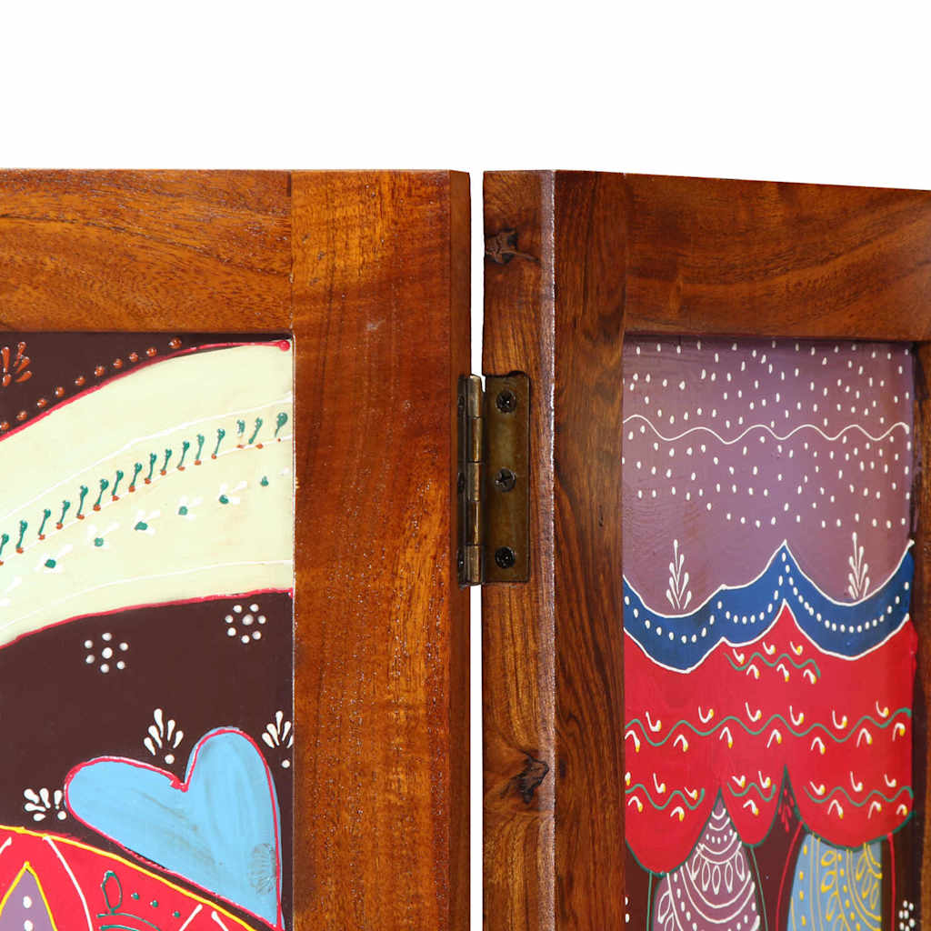 vidaXL Raumteiler Honigbraun 105 x 1,5 x 160 cm Massivholz Akazie