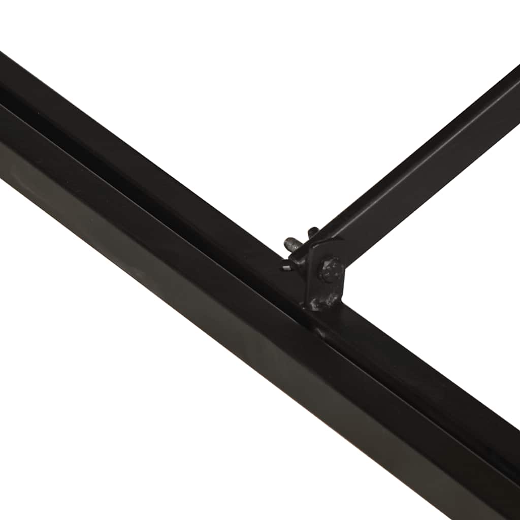 vidaXL Couchtisch 100x100x35 cm Raues Massivholz Mango