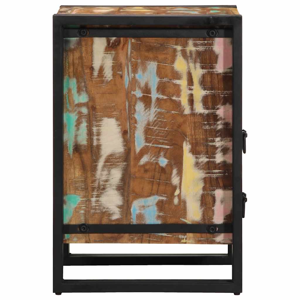 vidaXL Nachttisch 40x40x59 cm Altholz Massivholz