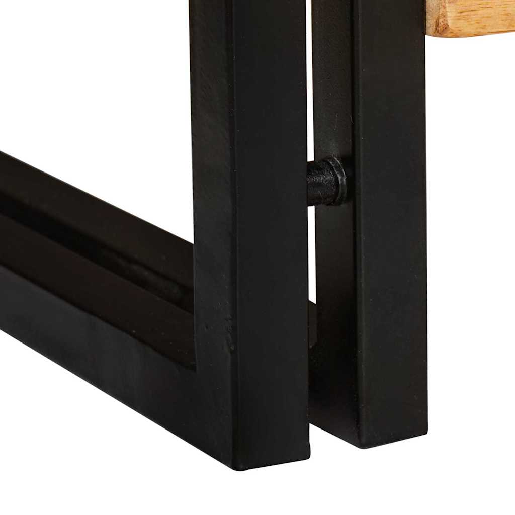 vidaXL Schuhschrank mit Tür Braun 90 x 38 x 45 cm Massivholz Mango