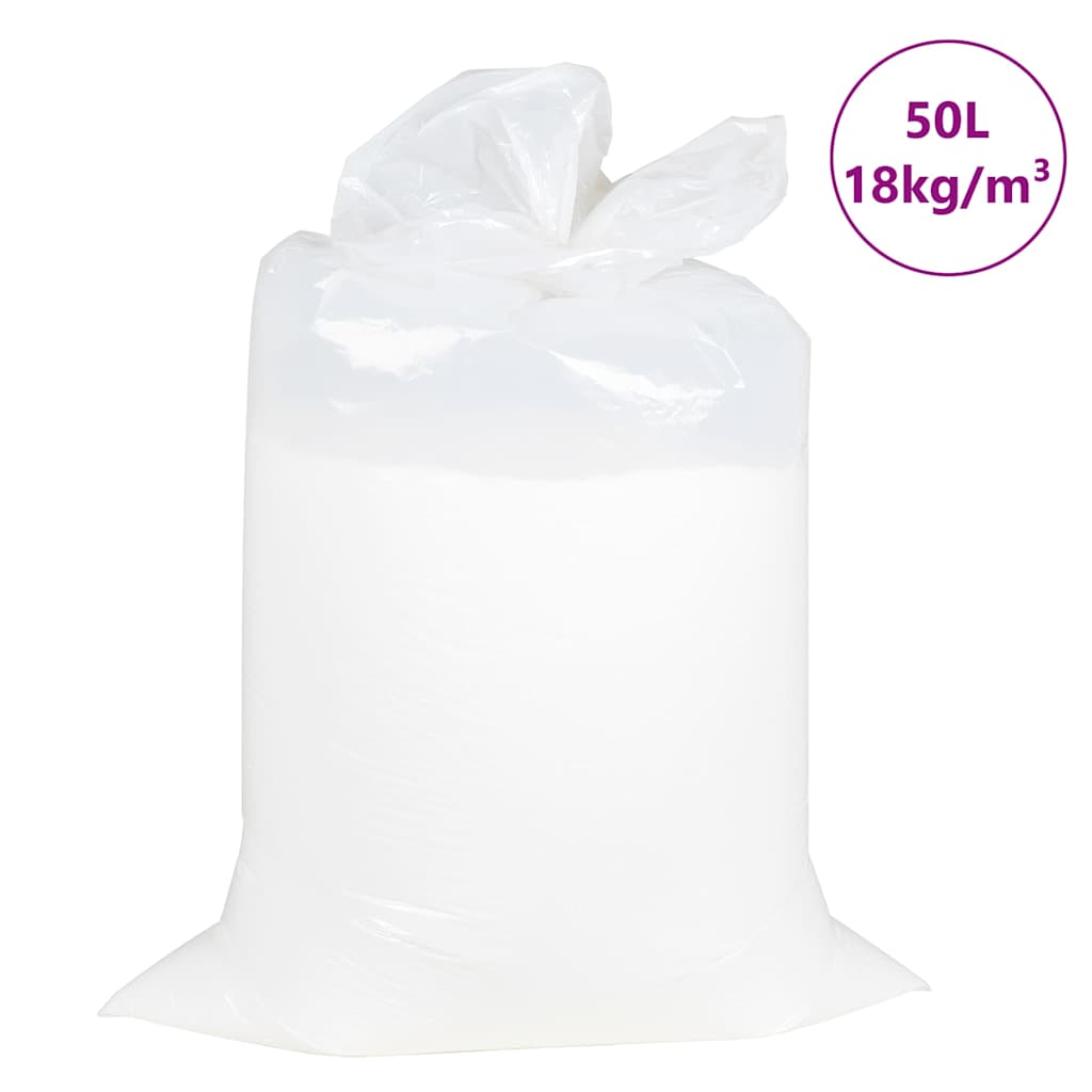 vidaXL Sitzsackfüllung EPS 50 L Weiß 18 kg/m³