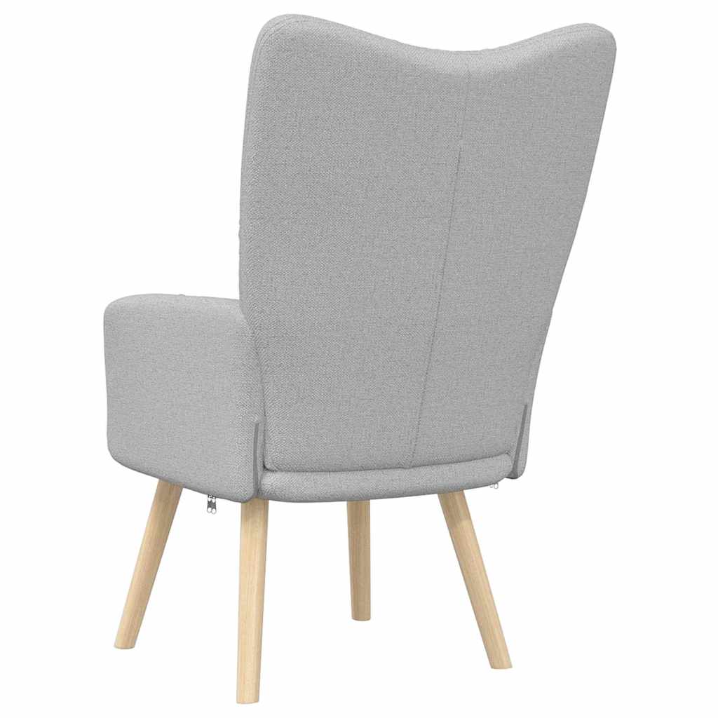 vidaXL Relaxsessel Wolkengrauer Stoff
