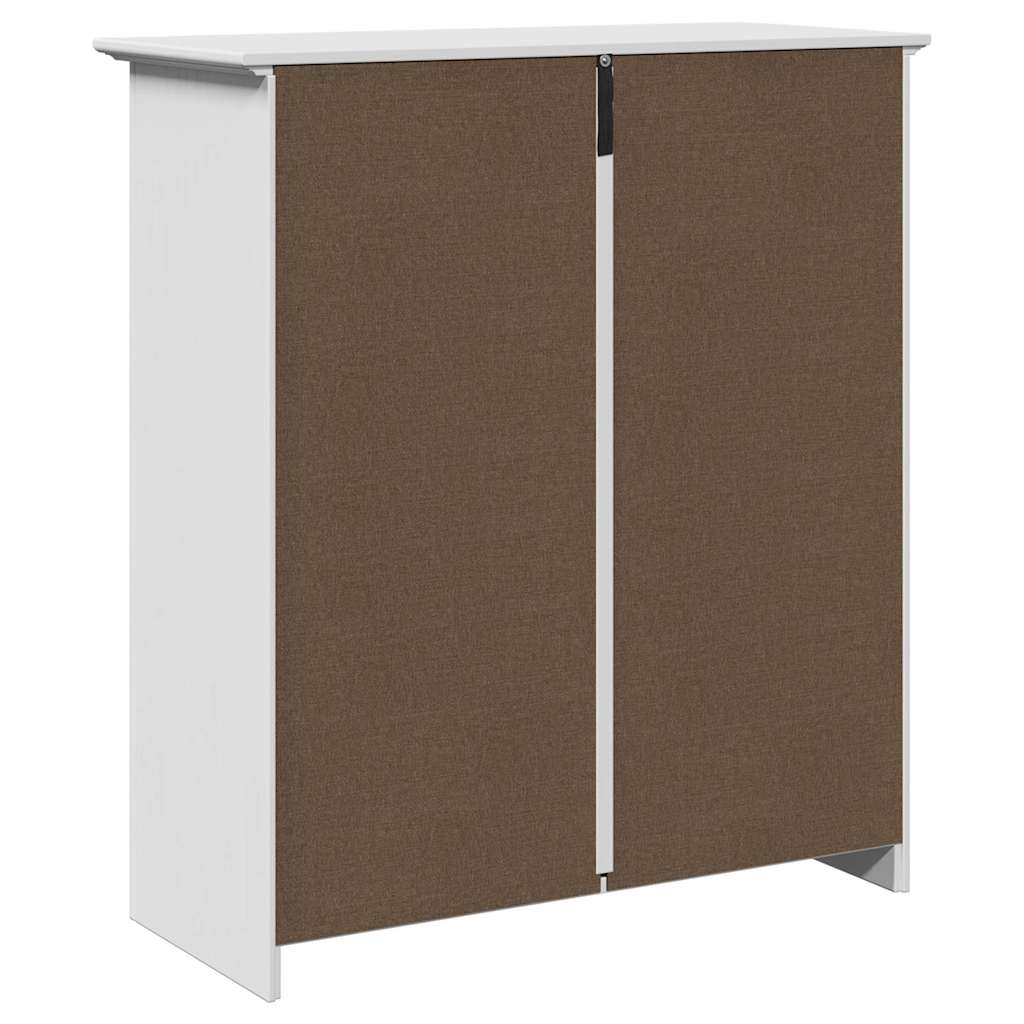 vidaXL Flurschrank BODO Weiß 80x35x90 cm